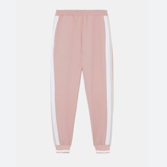 Zara Pink Joggers With Side Stripe - Picture 6 of 7